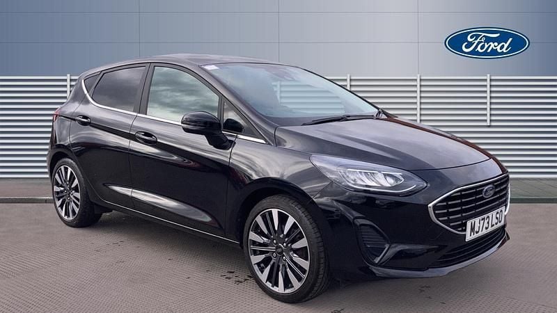 Black Used 2023 Ford Fiesta Titanium X Hatchback | £14,908 (Fair price) - Image 1/4