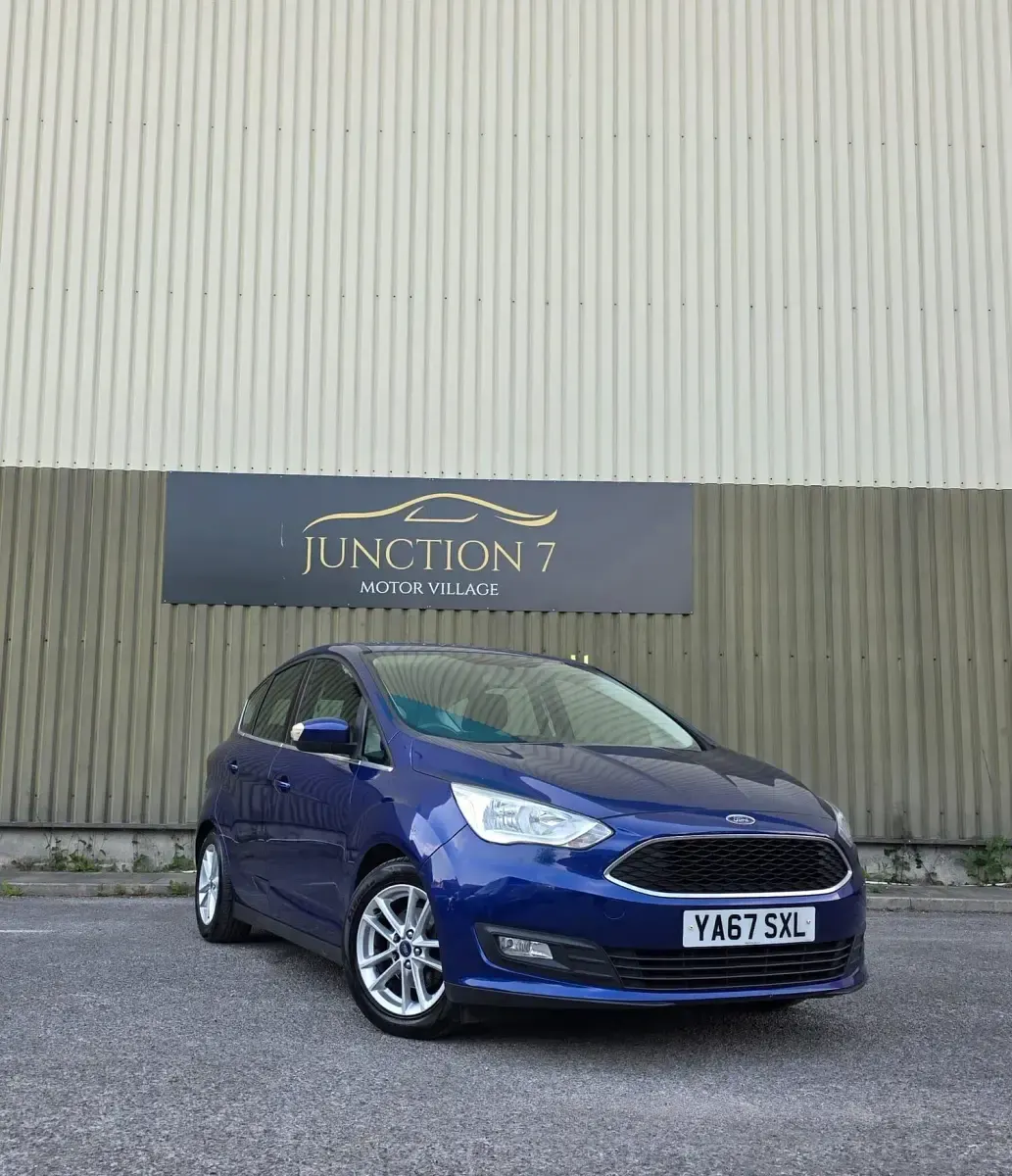 Used Ford C-MAX Zetec 125 HP (91 kW) 2018 Blue MPV