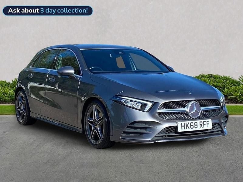 Grey Used 2018 Mercedes A180 AMG line Hatchback | £13,699 (A bit pricey) - Image 1/4