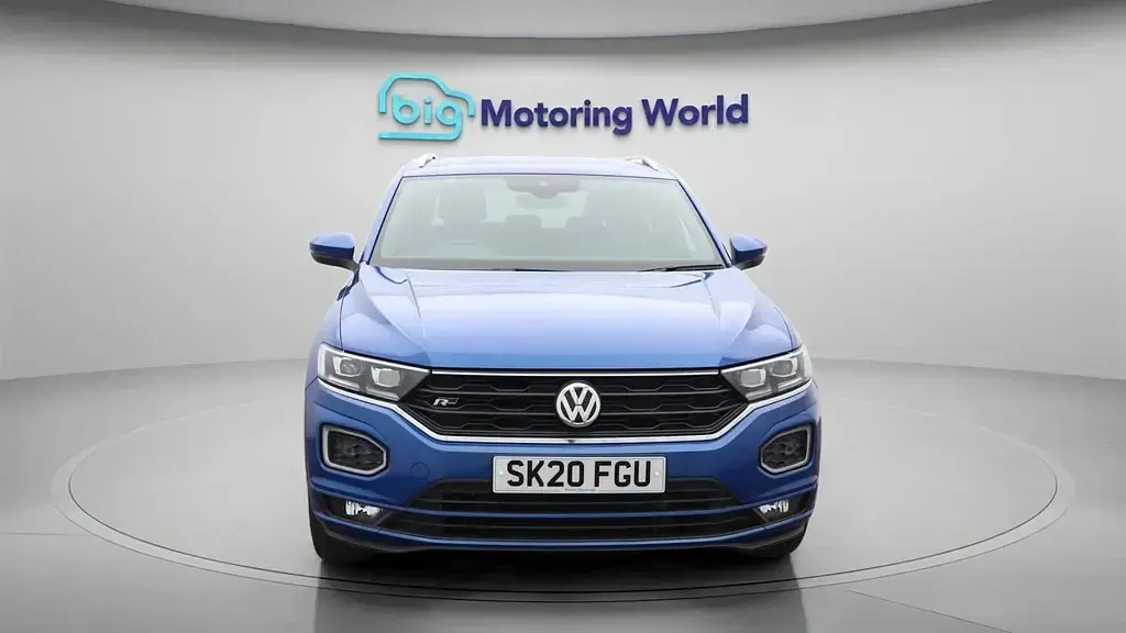 Używany VW T-Roc R-line 150 KM (110 kW) 2020 Niebieski SUV