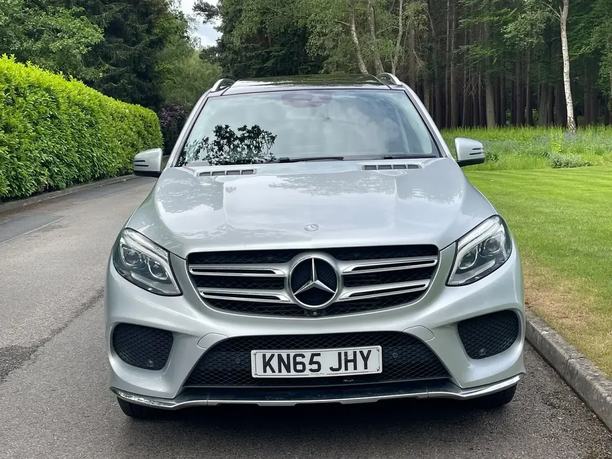 Used Mercedes GLE250 AMG Line Premium 204 HP (150 kW) 2015 Silver SUV