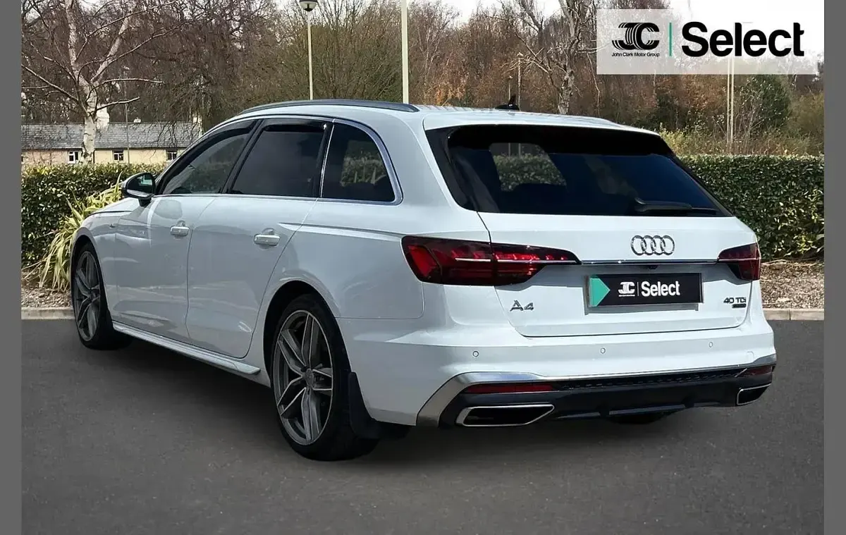 Used Audi A4 S-Line 200 HP (147 kW) 2021 White Estate