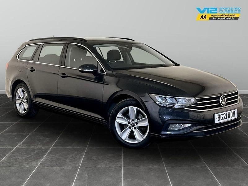 Grey Used 2021 VW Passat SE Estate | £14,195 (Good price) - Image 1/2