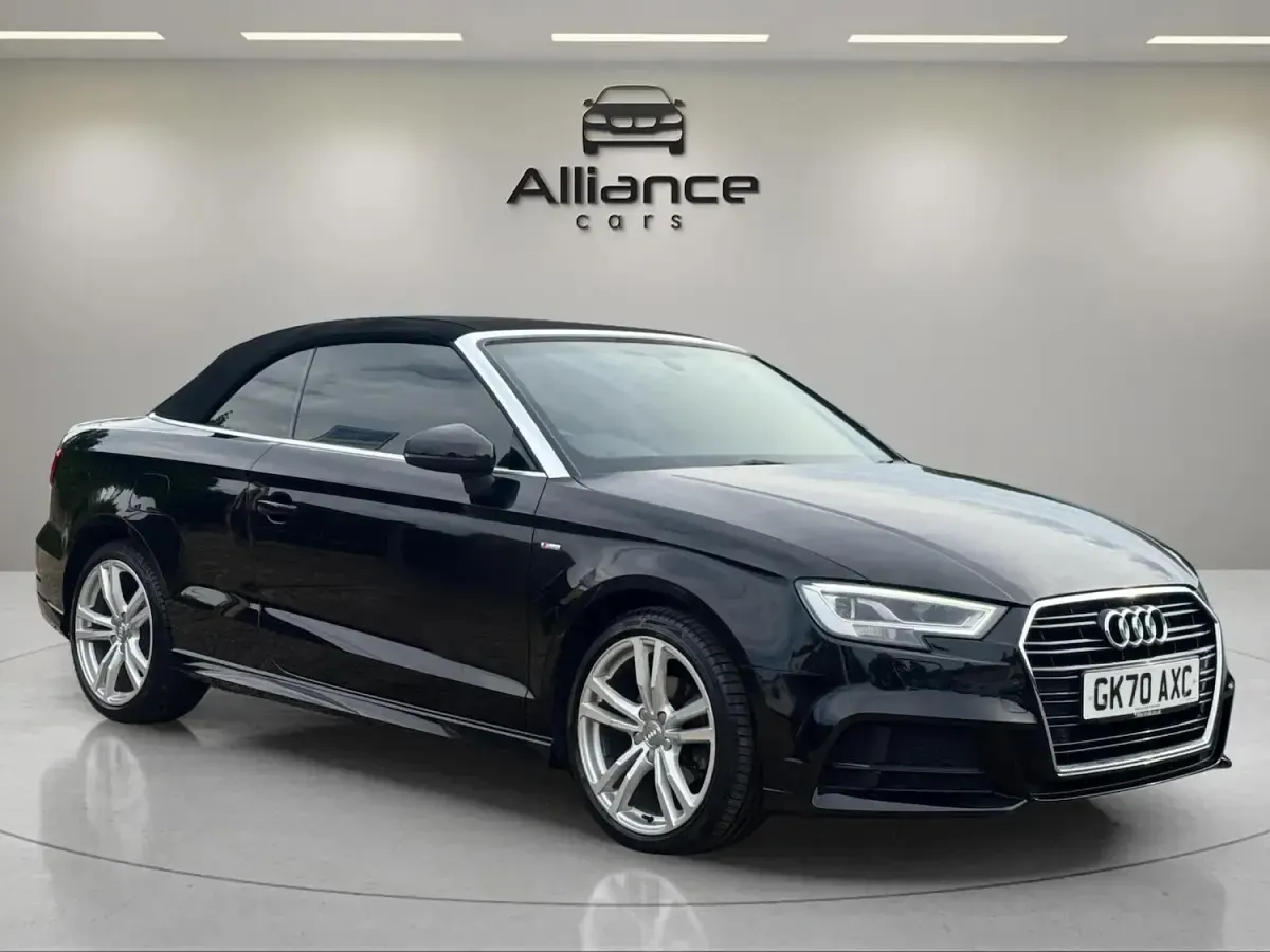 Used Audi A3 Cabriolet S-Line 2020 Black Cabriolet