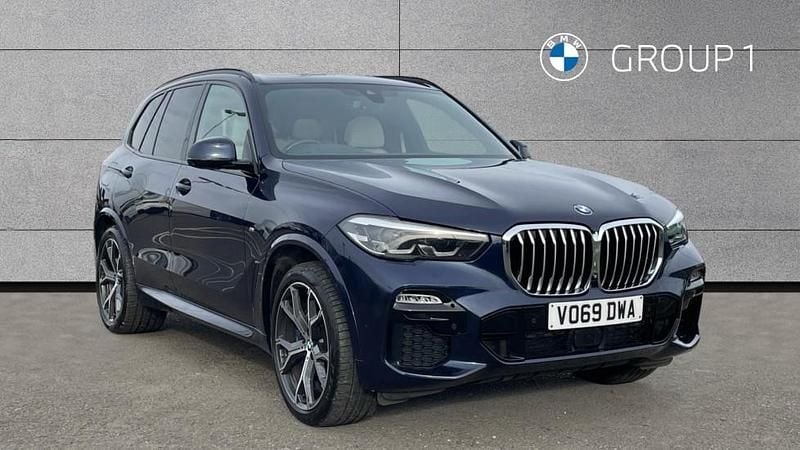 Blue Used 2019 BMW X5 M Sport SUV | £34,750 (Fair price) - Image 1/4