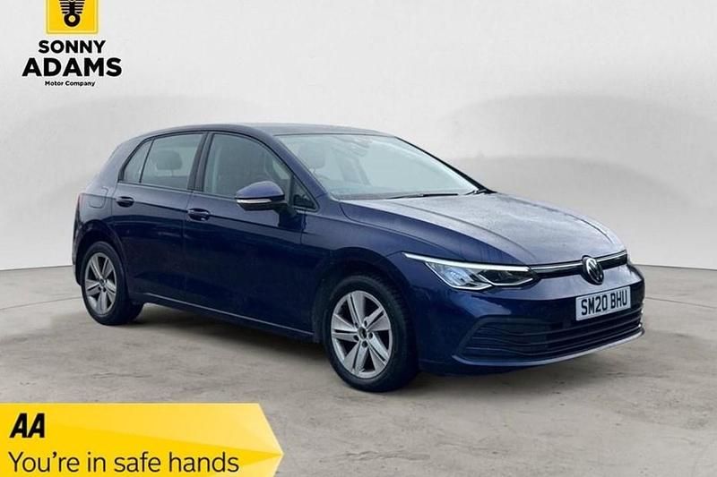 Used VW Golf VII Life 130 HP (95 kW) 2020 Blue Hatchback