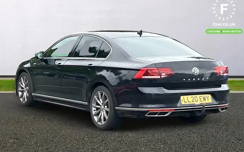 Used VW Passat R-line 150 HP (110 kW) 2020 Black Sedan