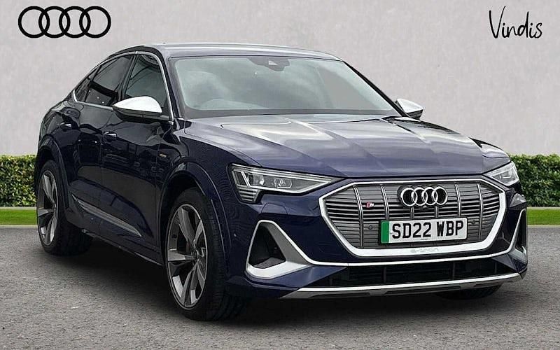 Blue Used 2022 Audi e-tron Sportback Advanced SUV | £33,400 (Good price) - Image 1/4