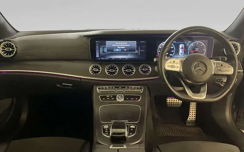 Used Mercedes E400 AMG line 340 HP (250 kW) 2019 Grey Coupe