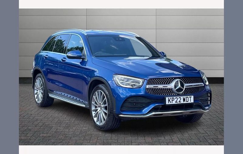 Blue Used 2022 Mercedes GLC300 AMG Line Premium SUV | £31,995 (Fair price) - Image 1/4