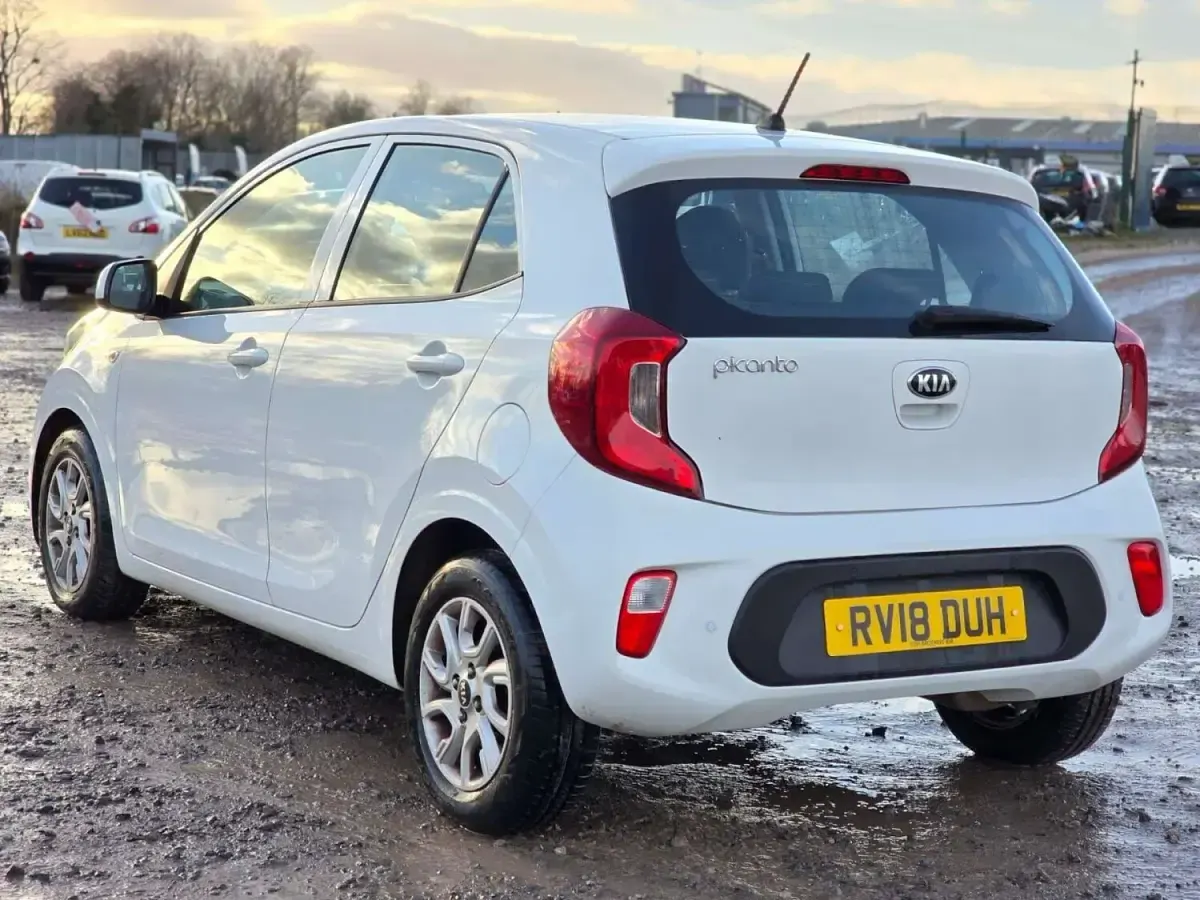 Used Kia Picanto 83 HP (61 kW) 2018 White Hatchback