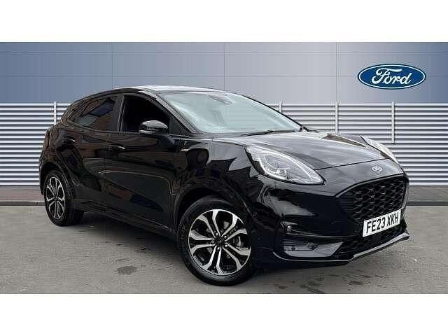 Black Used 2023 Ford Puma ST-Line SUV | £16,288 (Good price) - Image 1/4