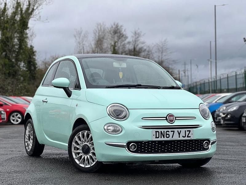 Used Fiat 500 Lounge 2017 Green Hatchback