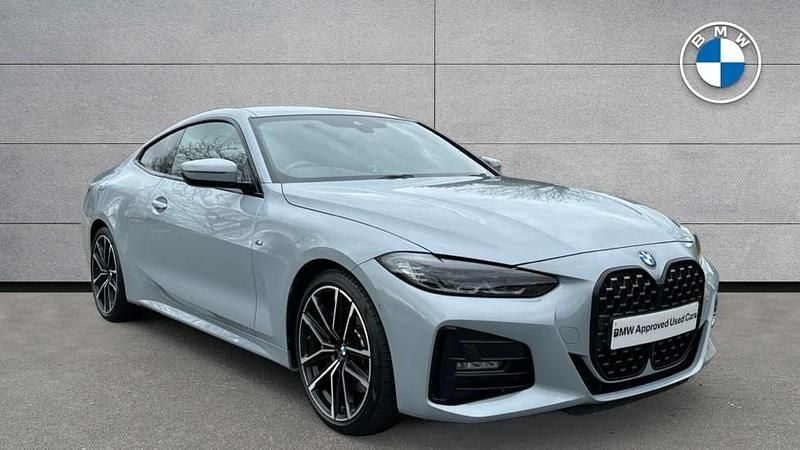 Grey Used 2022 BMW 420 M Sport Coupe | £27,309 (Good price) - Image 1/4