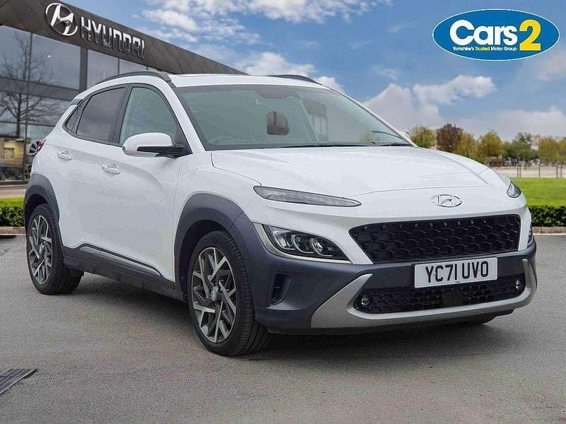 White Used 2021 Hyundai Kona Ultimate SUV | £17,990 (Fair price) - Image 1/4