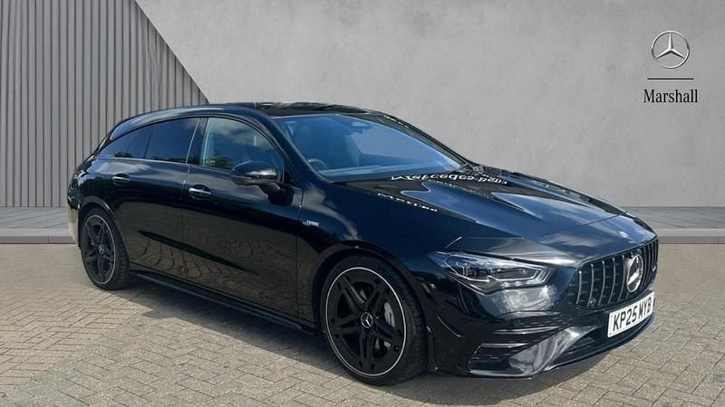 Black Used 2025 Mercedes CLA35 AMG Premium Plus Estate | £41,290 (Expensive) - Image 1/4