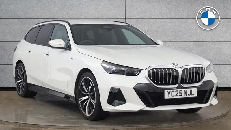 White Used 2025 BMW 520 M Sport Estate | £38,490 (Good price) - Image 1/4