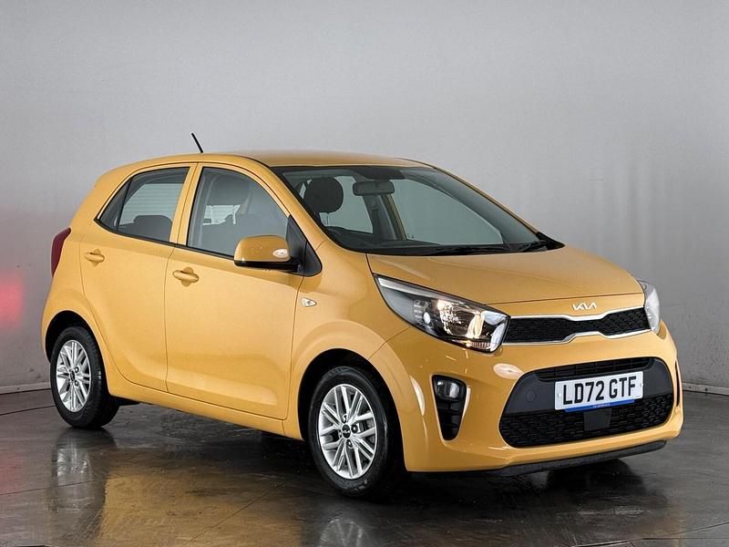 Used Kia Picanto 2022 Yellow Hatchback