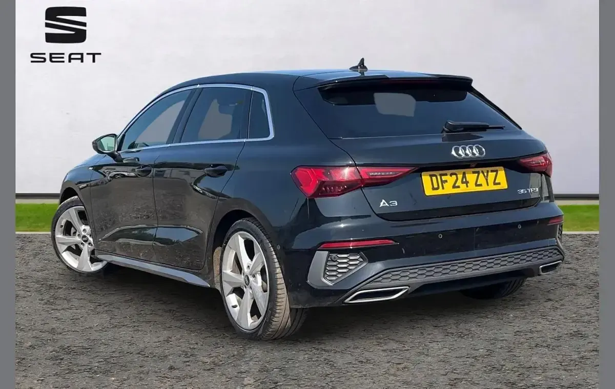 Used Audi A3 S-Line 147 HP (108 kW) 2024 Black Hatchback