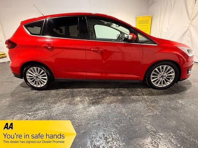 Used Ford C-MAX Titanium 125 HP (91 kW) 2016 Red MPV