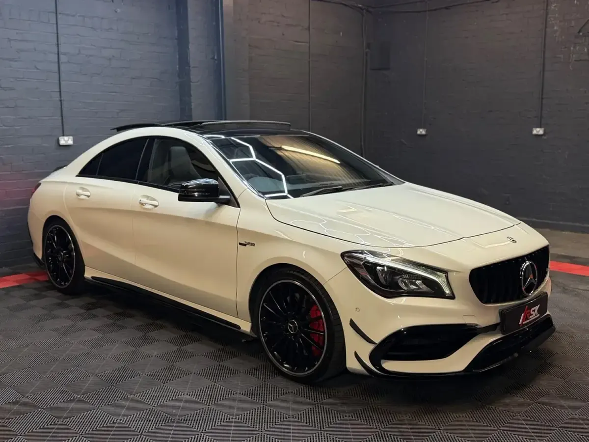 Used Mercedes CLA45 AMG 2017 White Coupe