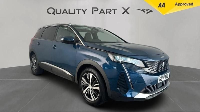 Blue Used 2021 Peugeot 5008 Allure Premium MPV | £17,700 (Fair price) - Image 1/4
