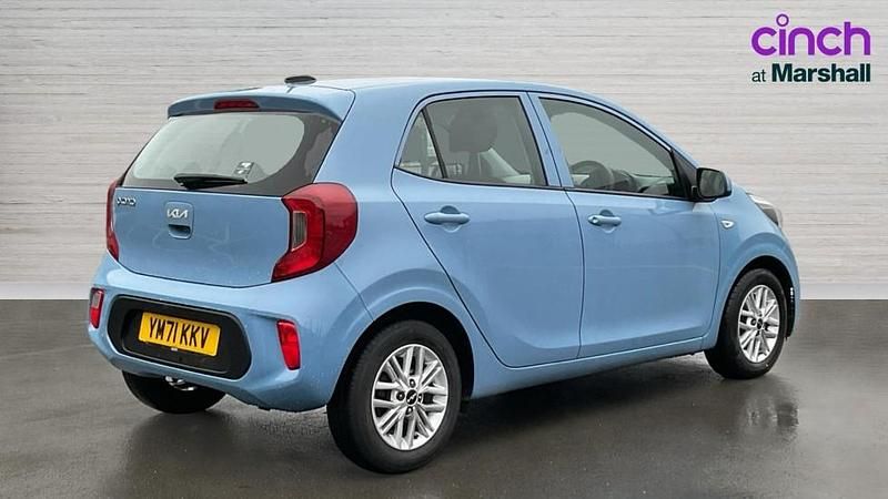 Used Kia Picanto 66 HP (48 kW) 2022 Blue Hatchback