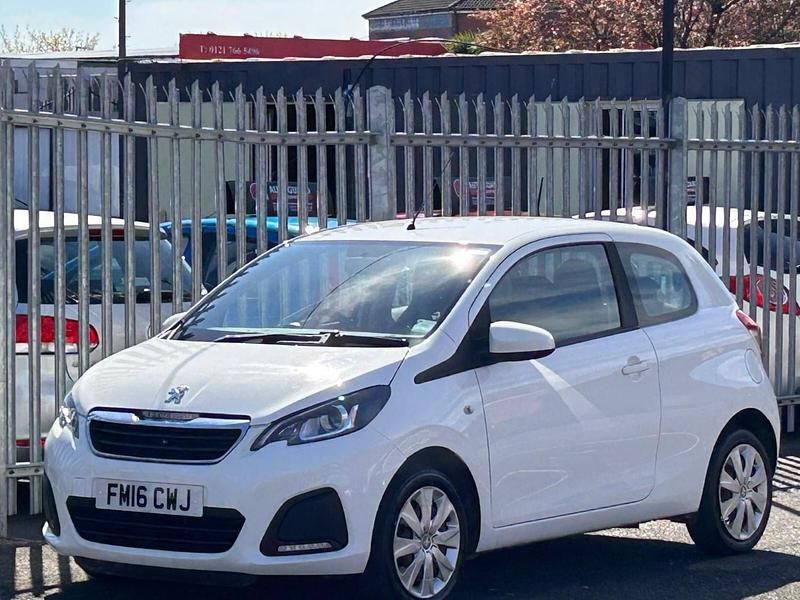 Begagnad Peugeot 108 Active 2016 Vit Halvkombi