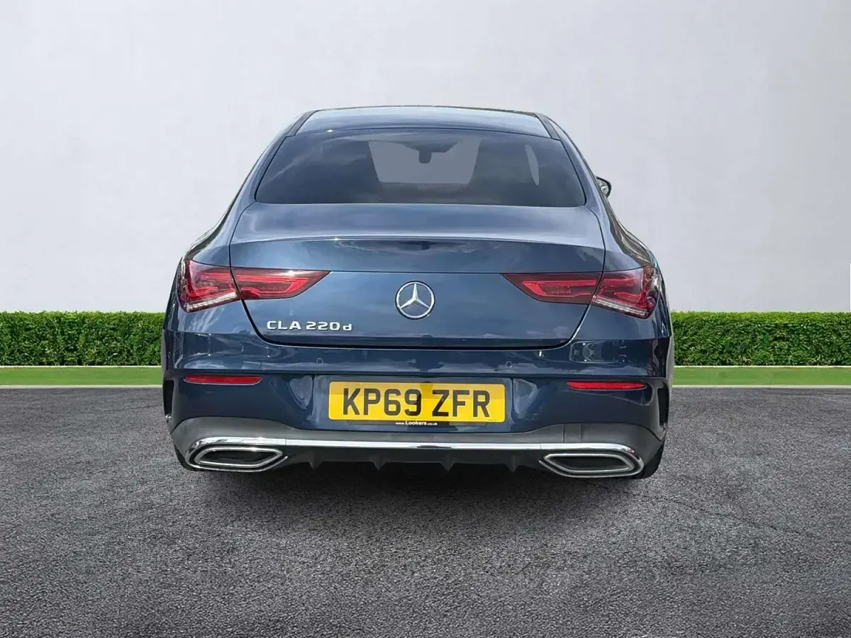 Used Mercedes CLA220 AMG Line Premium 190 HP (139 kW) 2019 Blue Sedan