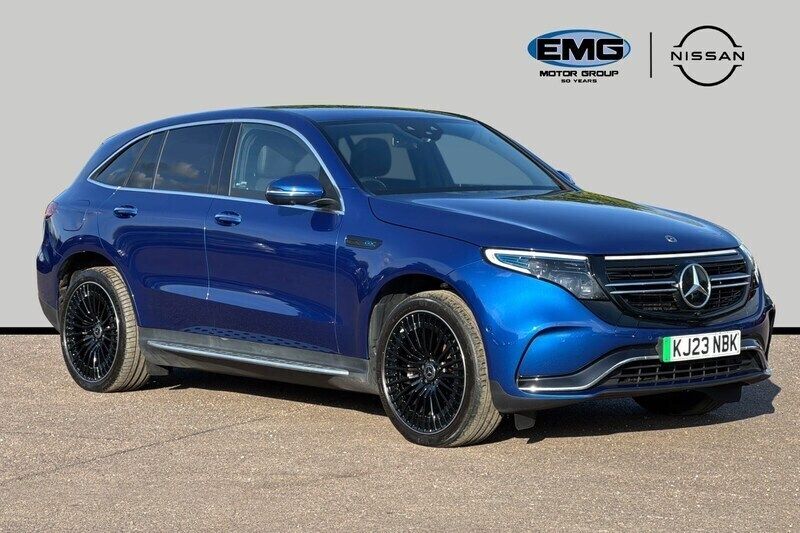 Blue Used 2023 Mercedes EQC400 AMG Line Premium Plus SUV | £33,495 (Fair price) - Image 1/3