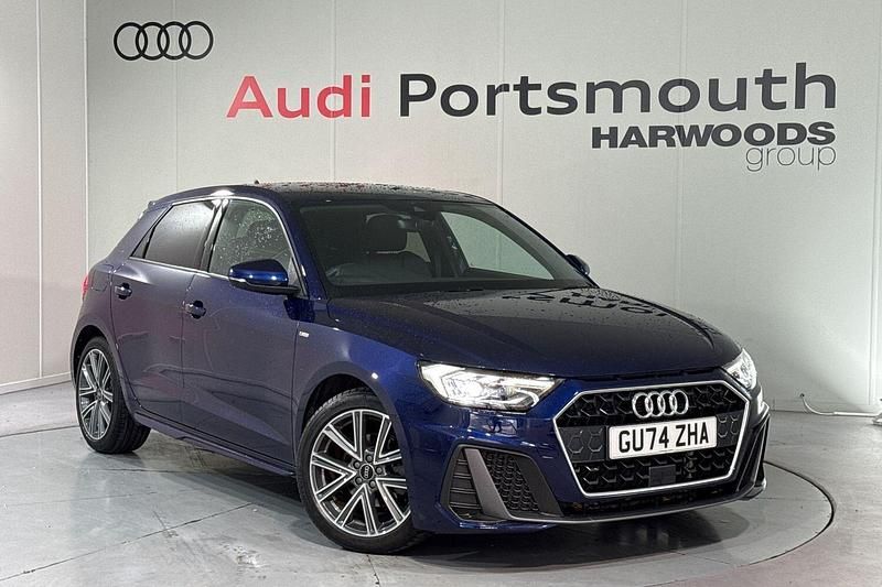 Blue Used 2024 Audi A1 Sportback S-Line Hatchback | £20,790 (Fair price) - Image 1/4