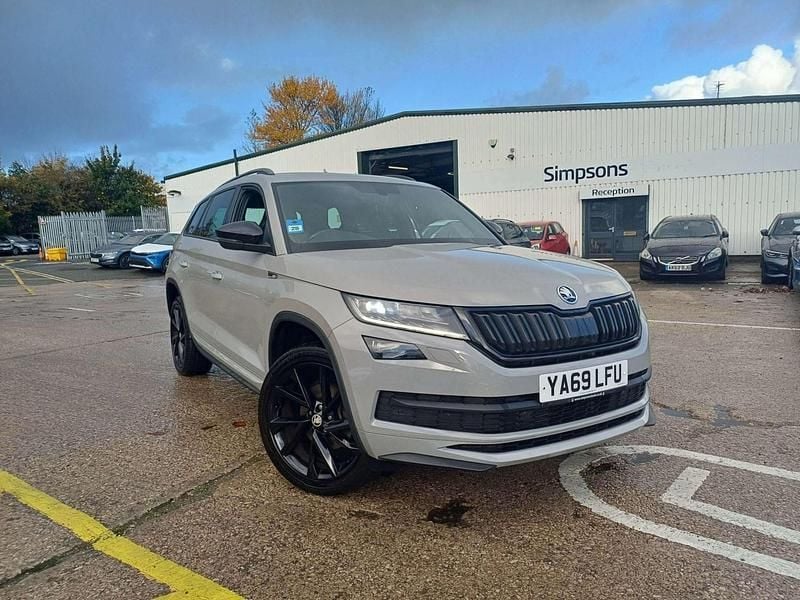 Grey Used 2020 Skoda Kodiaq SportLine SUV | £20,995 (Fair price) - Image 1/4