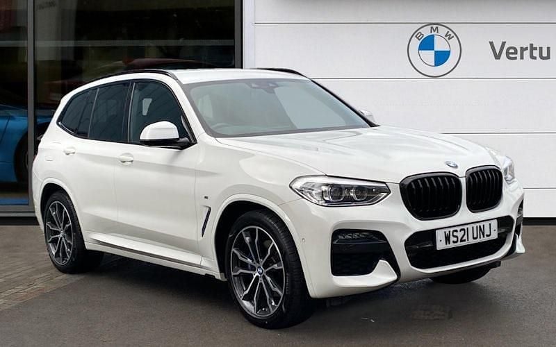White Used 2021 BMW X3 M Sport SUV | £28,209 (Good price) - Image 1/4