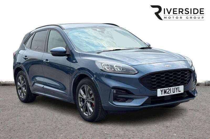 Blue Used 2021 Ford Kuga ST-Line SUV | £17,491 (Fair price) - Image 1/4