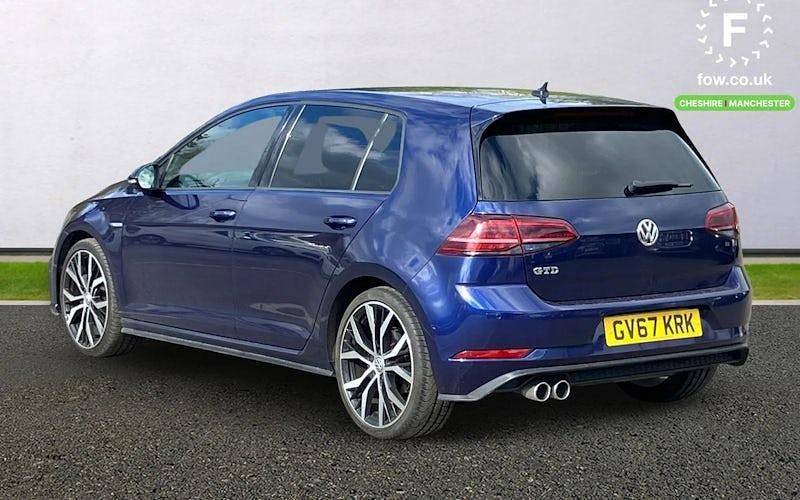 Used VW Golf VII GTD 184 HP (135 kW) 2018 Blue Hatchback