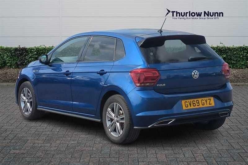 Used VW Polo R-line 116 HP (85 kW) 2020 Blue Hatchback
