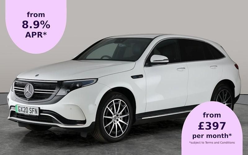 Used 2023 Mercedes EQC400 AMG line SUV | £21,034 (Good price) - Image 1/2