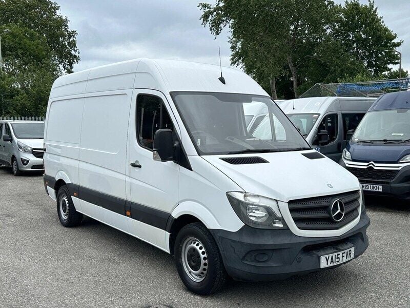 White Used 2015 Mercedes Sprinter Van | £8,490 (Good price) - Image 1/4
