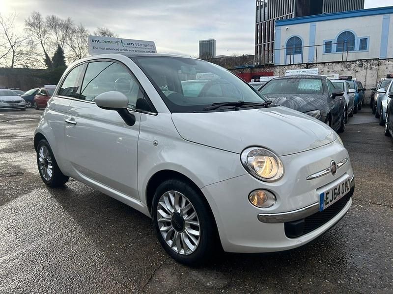 Used Fiat 500 Lounge 69 HP (50 kW) 2014 White Hatchback