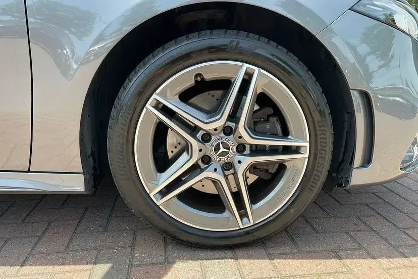 Used Mercedes A250 AMG line 218 HP (160 kW) 2021 Grey Hatchback