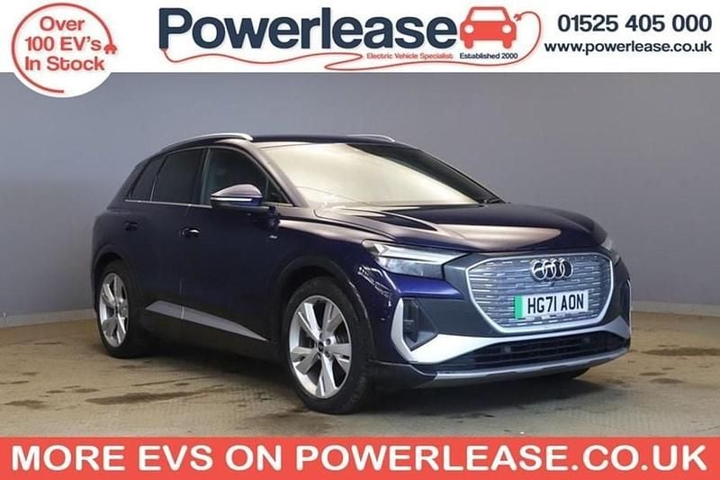 Blue Used 2021 Audi Q4 e-tron S-Line SUV | £19,989 (Good price) - Image 1/1