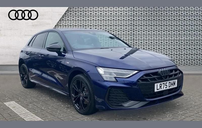 Used Audi A3 e-tron Black Edition 200 HP (147 kW) 2025 Blue Hatchback