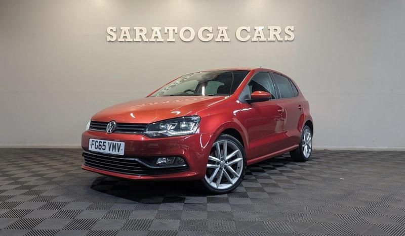 Red Used 2015 VW Polo SEL Hatchback | £7,195 (Fair price) - Image 1/4