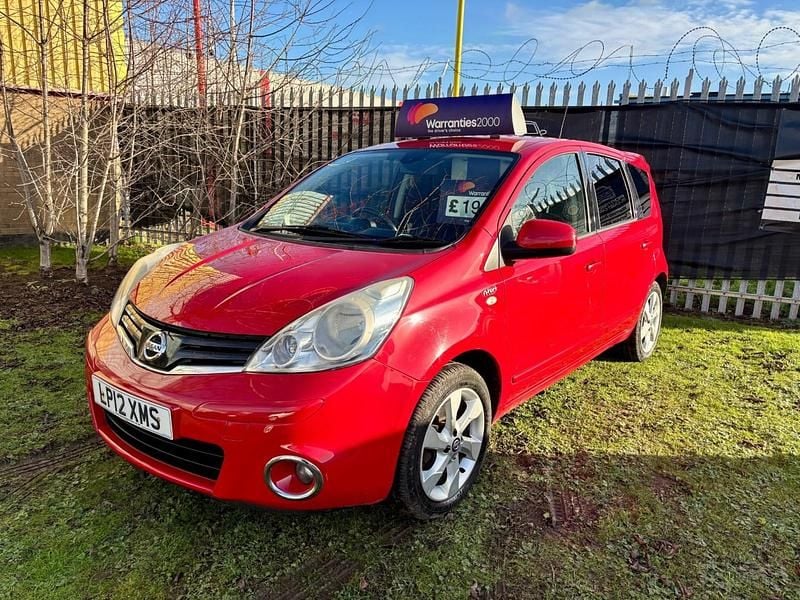 Used Nissan Note N-TEC 90 HP (66 kW) 2012 Red MPV