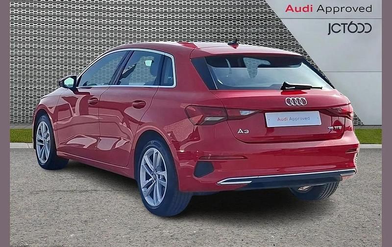 Used Audi A3 Sport 147 HP (108 kW) 2023 Red Sedan