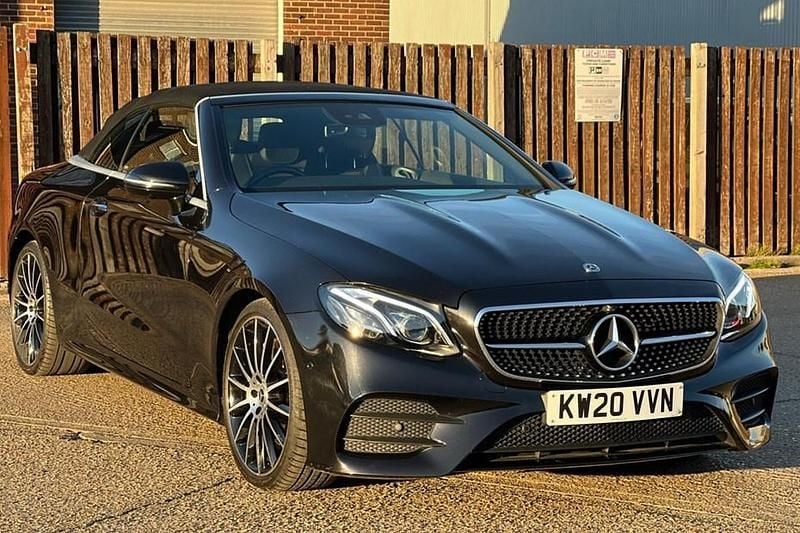 Used Mercedes E350 AMG Line Premium Plus 2020 Black Cabriolet