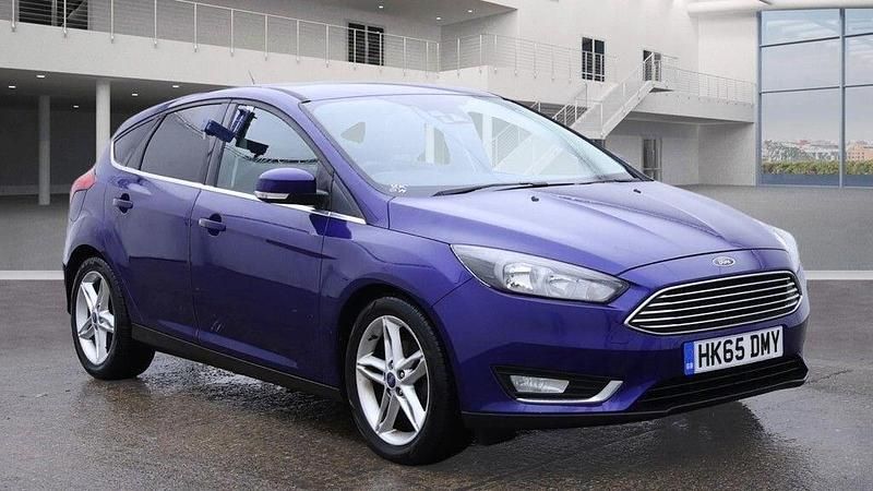 Blue Used 2015 Ford Focus Titanium Hatchback | £5,295 (Fair price) - Image 1/3