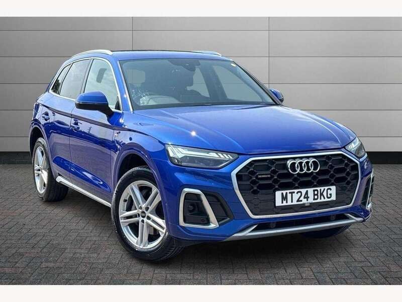 Blue Used 2024 Audi Q5 S-Line SUV | £38,650 (Fair price) - Image 1/4