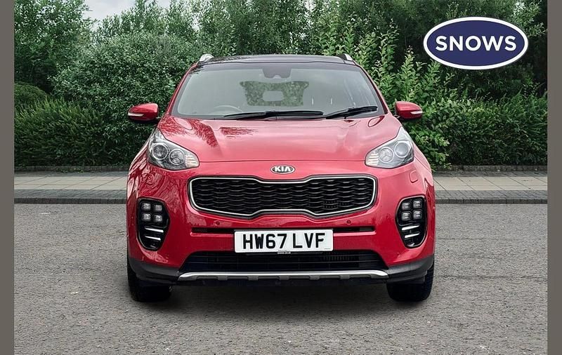 Used Kia Sportage GT-Line S 174 HP (127 kW) 2017 Red SUV