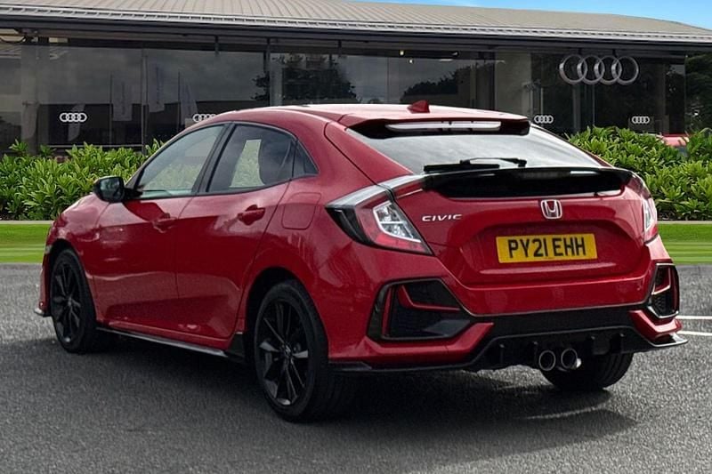 Used Honda Civic Sport 180 HP (132 kW) 2021 Red Hatchback